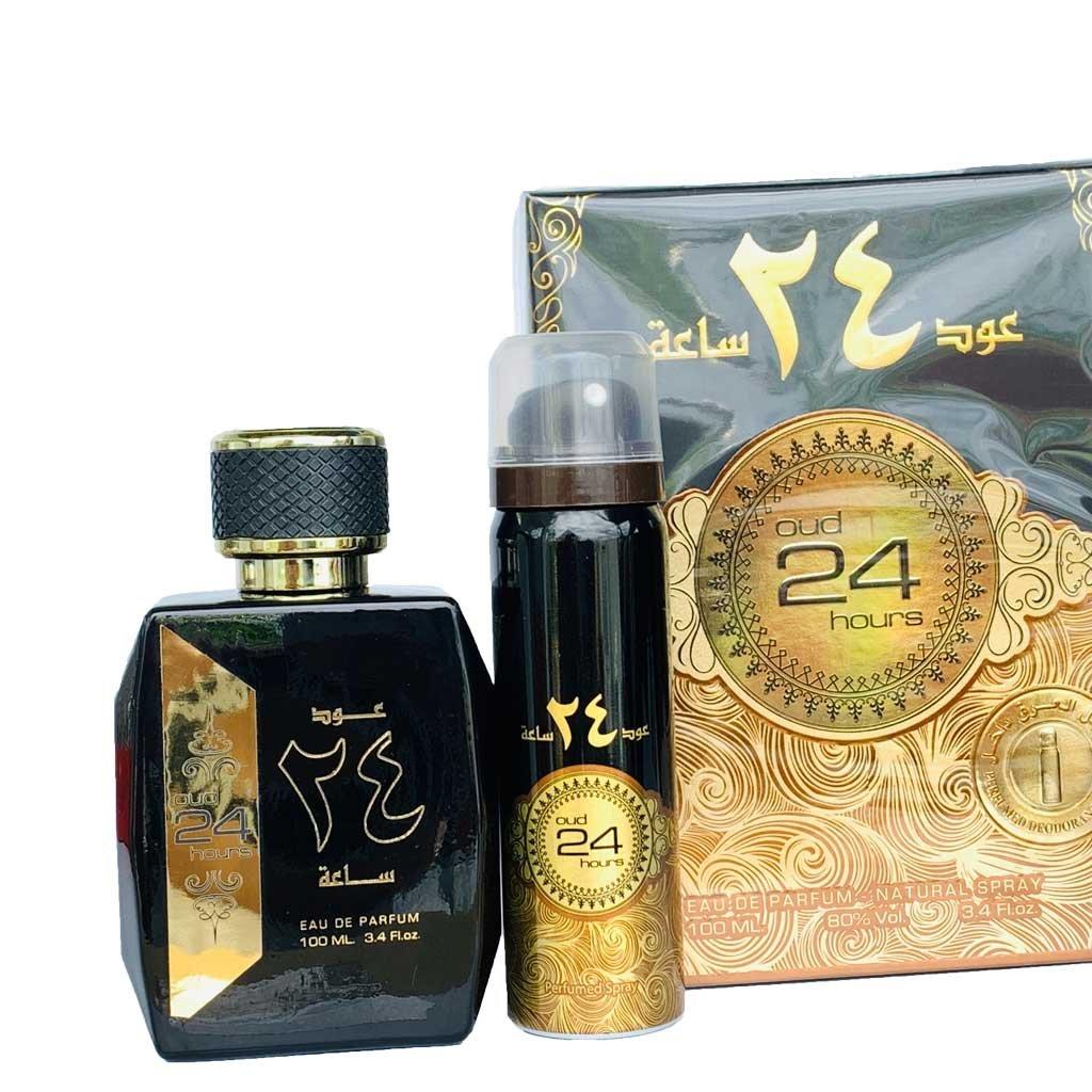 Nước Hoa Dubai Chính Hãng 24 Hours + Xịt Body 50ml Bí Ẩn, Thu Hút 1608134368