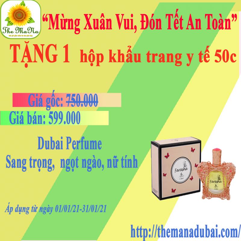 TINH DẦU DUBAI NỘI ĐỊA- FARASHA